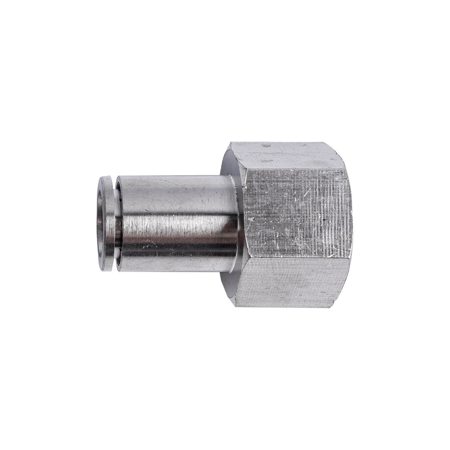 Metal Pu Fitting Straight 10mm 1/2' F